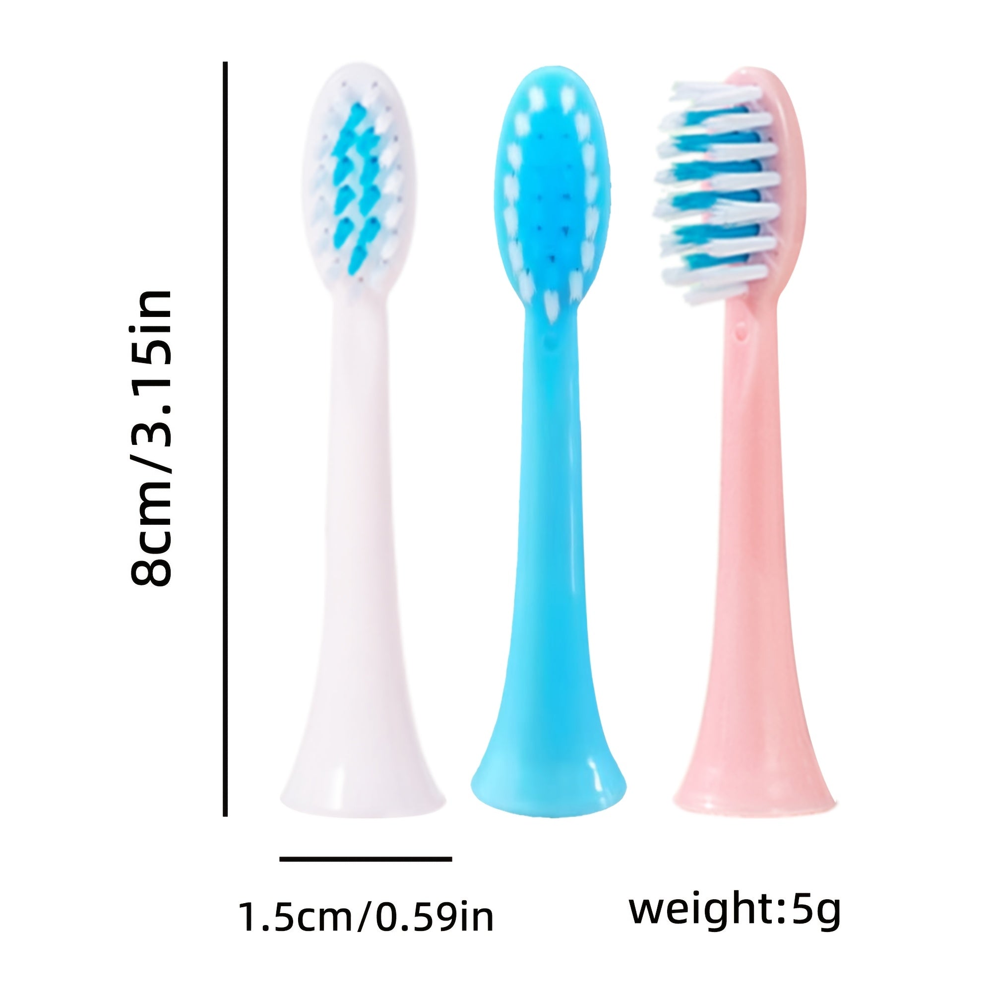 Electric Toothbrush Head Replacement For E810 E814 Compatible Model Durable White