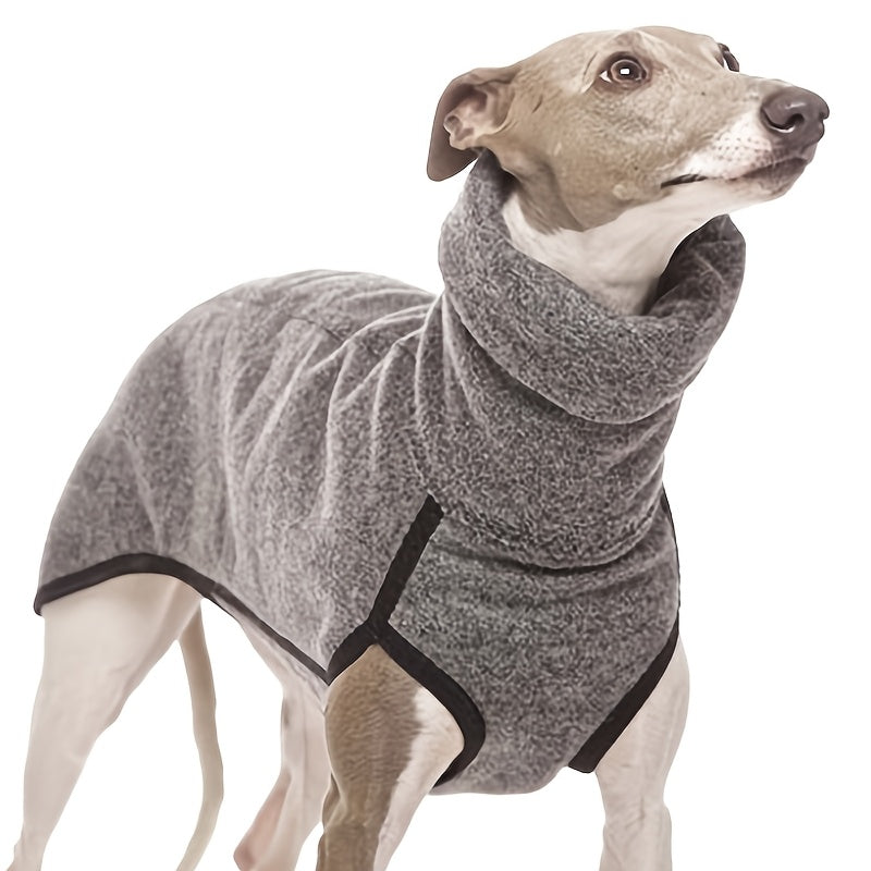 Large Dog Vest Windproof Fleece Pullover for Fall and Winter