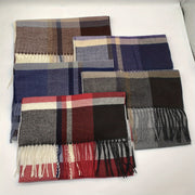 Plaid Scarf for Men and Women Warm Fall Winter Accessory