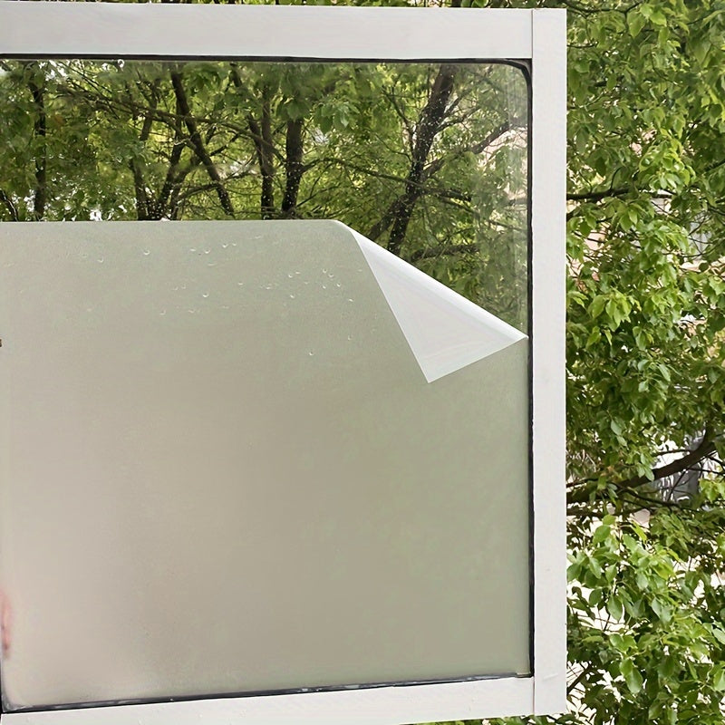 Frosted Privacy Window Film Roll Removable Energy-Efficient PVC