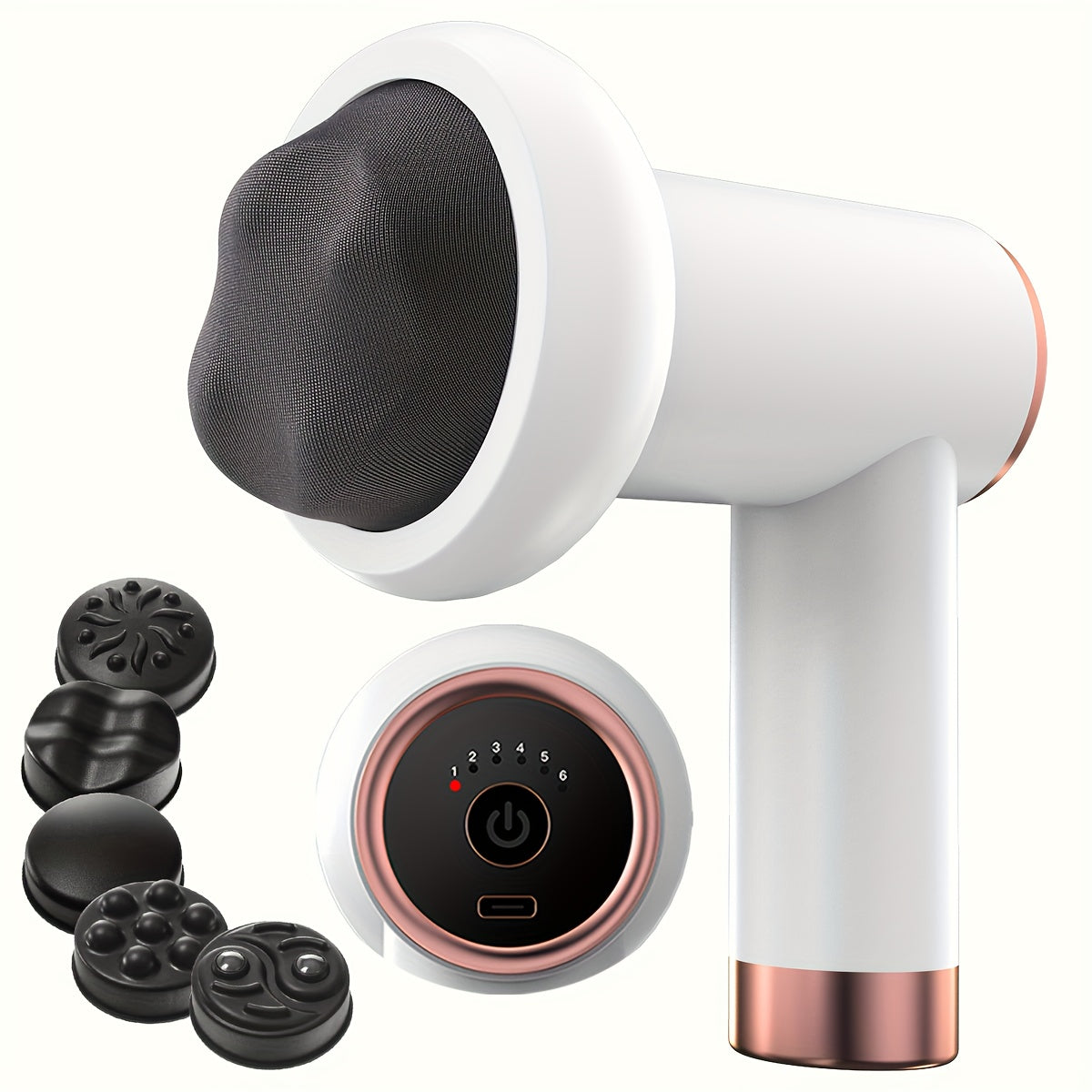 Electric Body Massager for Abdomen Legs Waist Handheld Portable Rechargeable