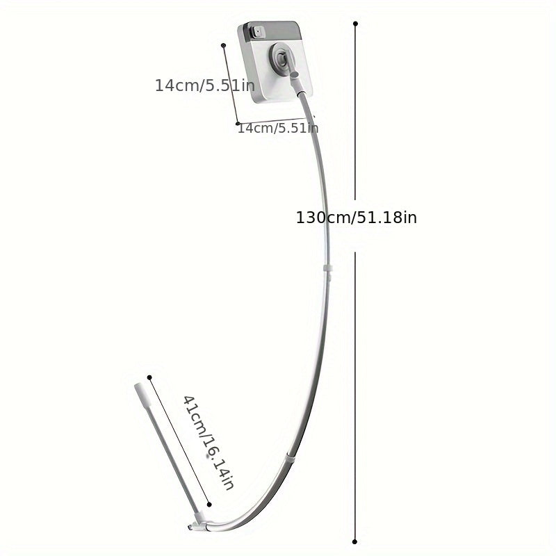"Baland Qavatli Deraza Tozalash To'plami - Noxush Po'lat va Plastik, Ichki va Tashqi Uyda Mukammal Toza Shisha Uchun Moslashuvchan 2-in-1 Dizayn - Yashash Xonasi, Hammom va Tashqi Joylar Uchun Zarur Tozalash Ta'minotlari"