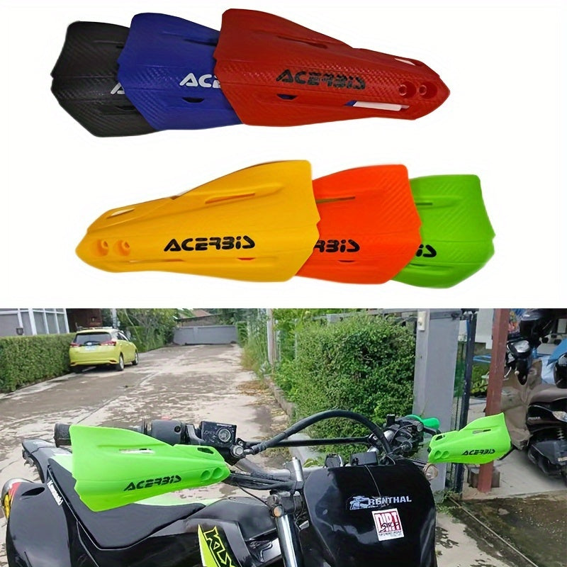 Motorcycle Handguards Carbon Fiber Look Windproof Easy Install for Dirt Bikes