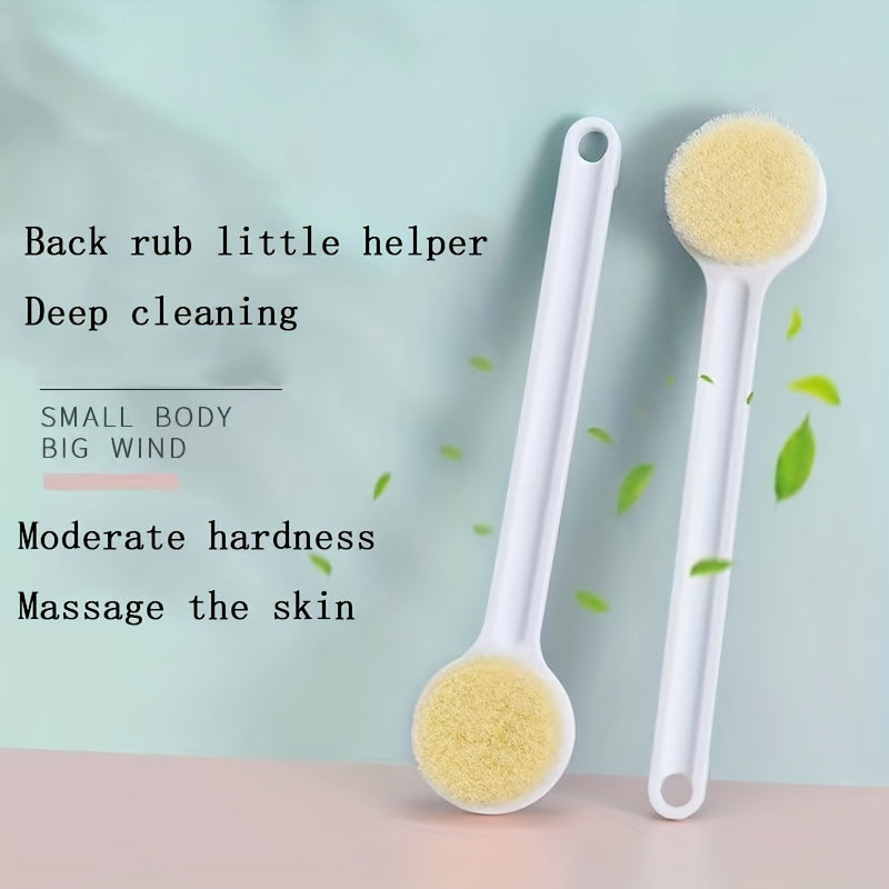 Long Handle Shower Brush Exfoliating Back Scrubber Bath Scraper
