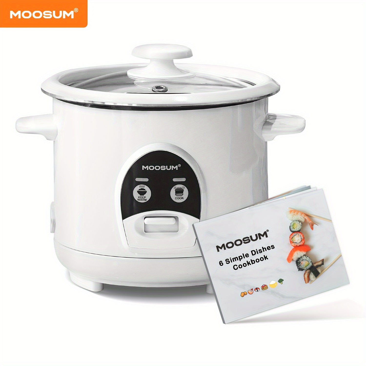 Gʻovurilgan pishirgich 0.6L 3-toʻp, bitta tugma bilan tez tayyorlash, issiq holda saqlash, qoshiq va o‘lchov stakan bilan