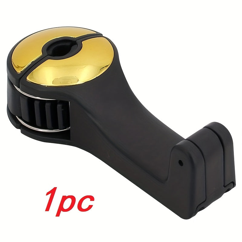 Universal Car Headrest Hook with Phone Holder PVC Durable 2-in-1 Organizer