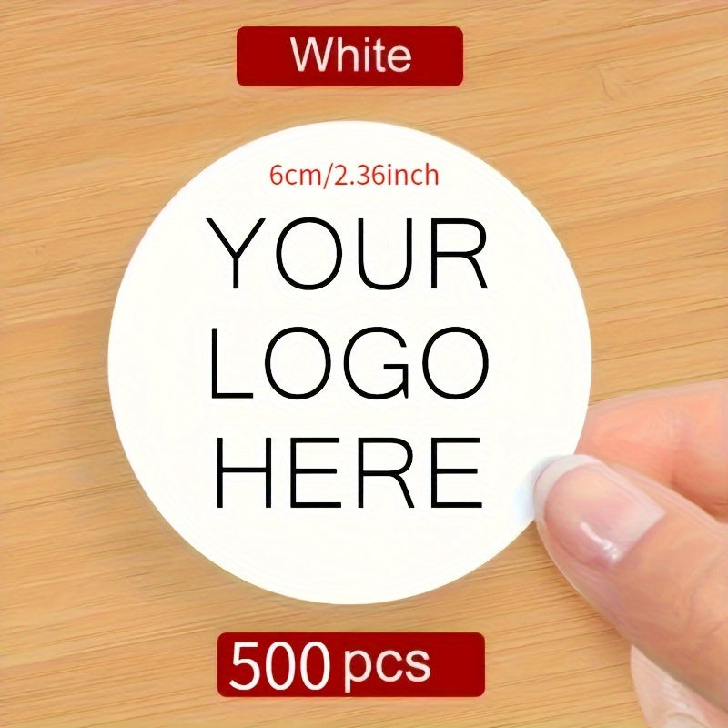 500 yoki 1000 ta maxsus stikerlar to'plami, turli o'lchamlarda, sumkalar, tug'ilgan kunlar, suvga cho'mish marosimlari va biznes maqsadlari uchun. O'z logotipingiz va dizayningiz bilan shaxsiylashtiring.