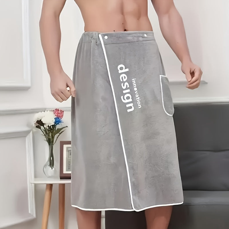 Мужские двухслойные полотенца из кораллового велюра для дома, пляжа и кемпинга.