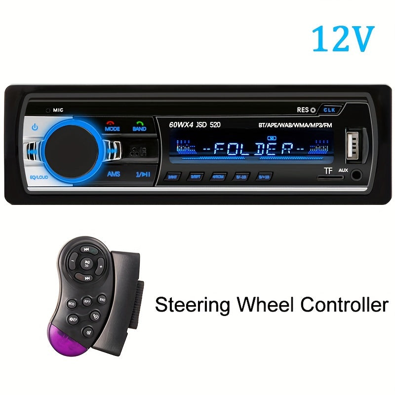 Universal Car Radio MP3 Player Wireless FM USB Aux 4 Inch Color Display Voice Navigation