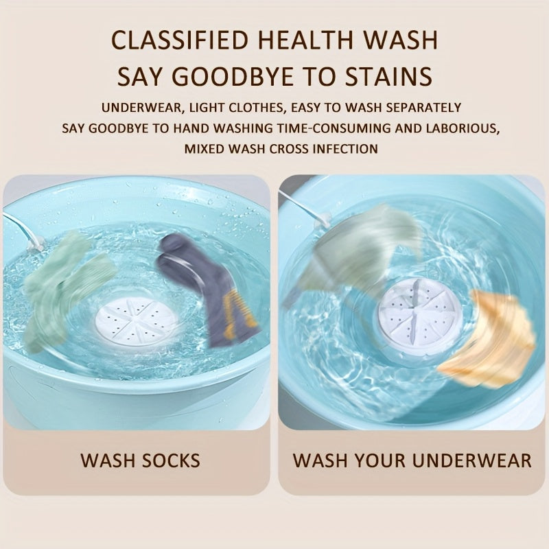 Мини USB портовая стиральная машина для деликатной одежды и обуви