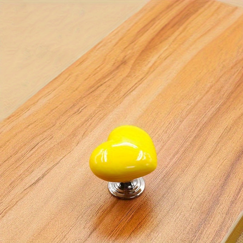 Креативная декоративная кнопка для унитаза в форме сердца, аксессуар для ванной комнаты