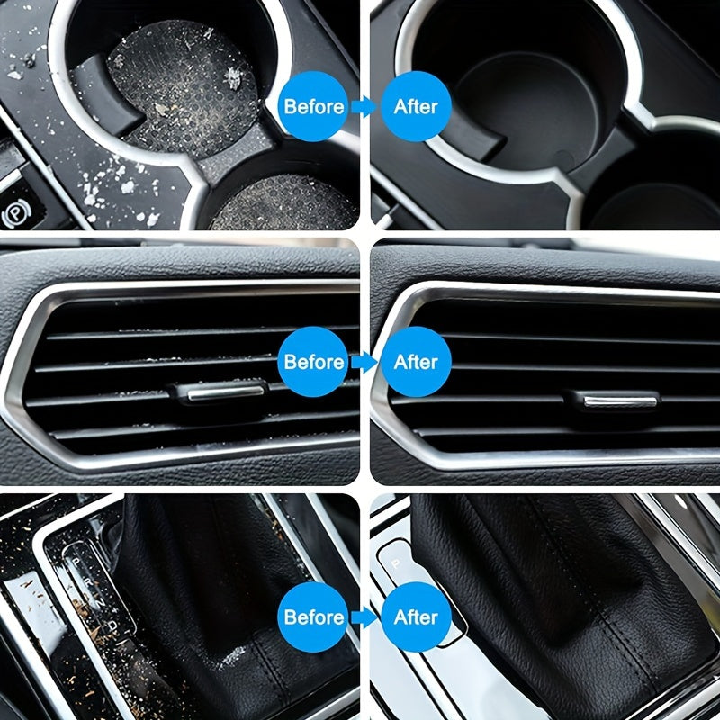 Gel de limpieza universal para coche para polvo interior, teclado, impresora, cámara, 4 paquetes