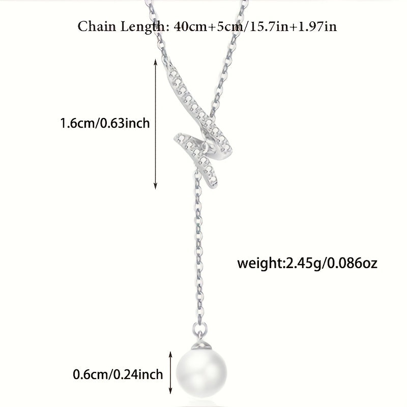Women's Necklace Hypoallergenic S925 Silver Elegant Jewelry for Christmas Gift