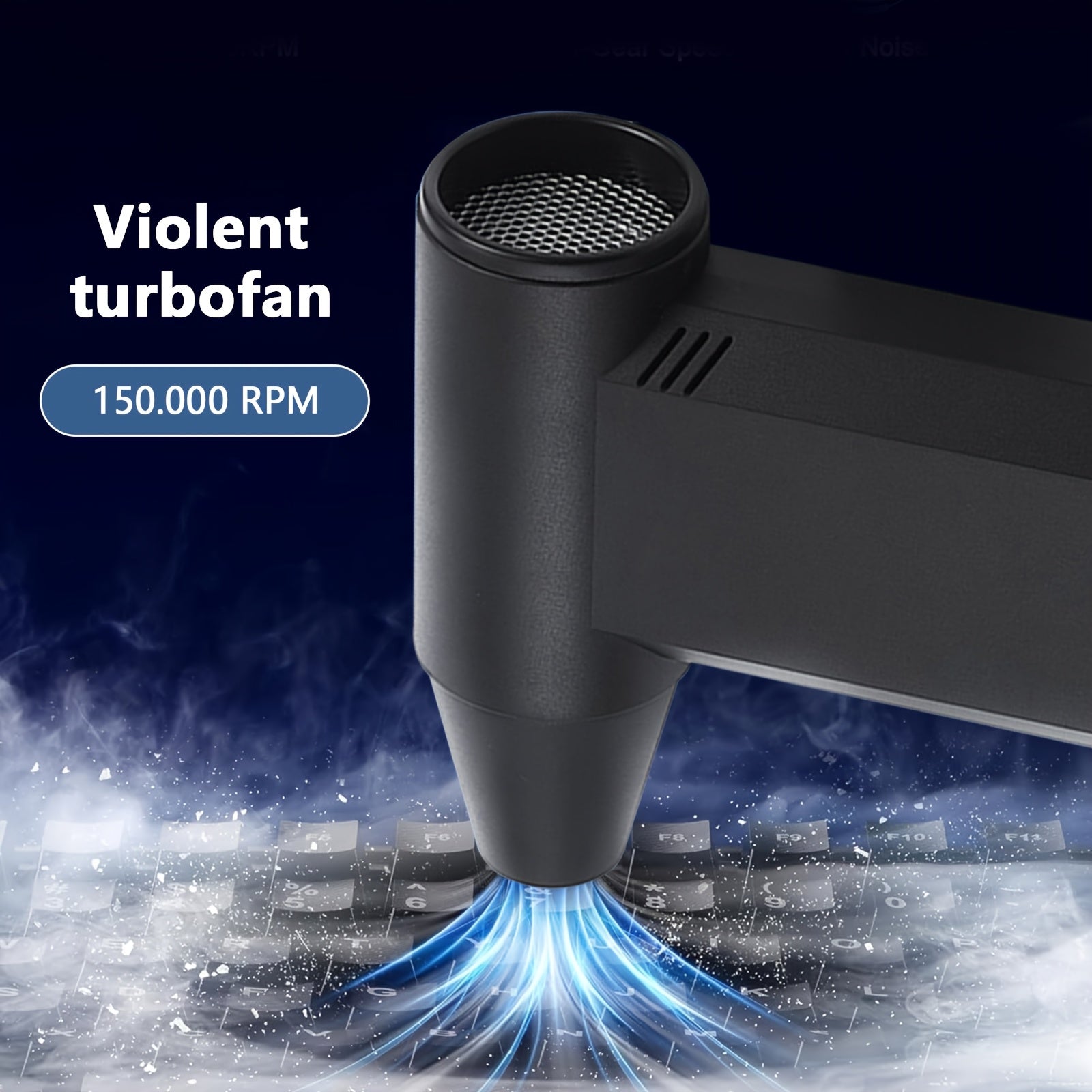 Портативный ручной турбореактивный воздуходувка ABS 150 000 об/мин Многоскоростной автомобильный пылесос