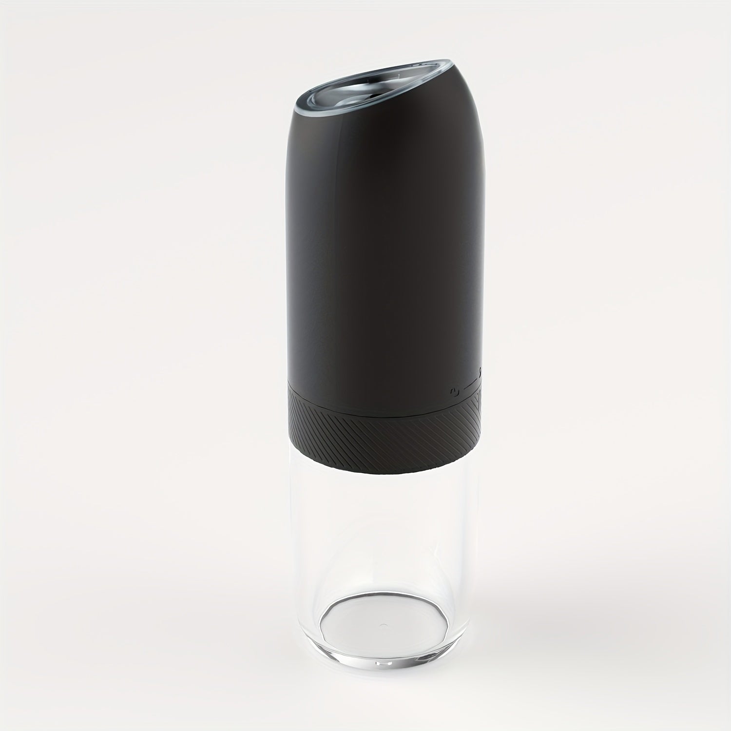 PANCERKA Elektr salt va murch maydalagich, Batareyali LED chiroq bilan, bitta qo‘l bilan boshqarish, qattiqlikni sozlash mumkin, Uy/oshxona/BBQ/Tabiatda/Travel uchun.