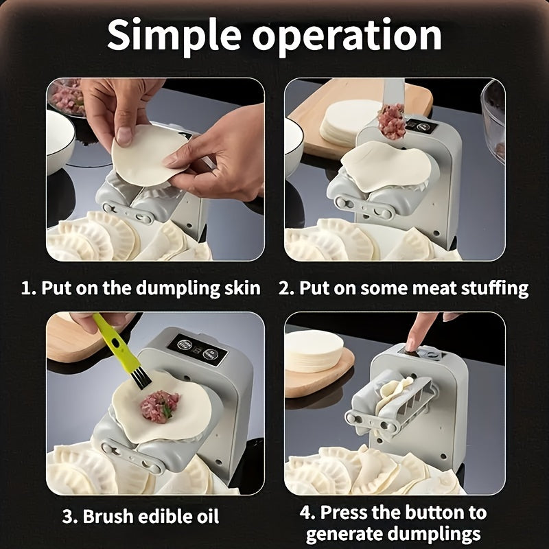 Electric Dumpling Maker Machine USB Rechargeable 2023 Model Makes 1500 Dumplings