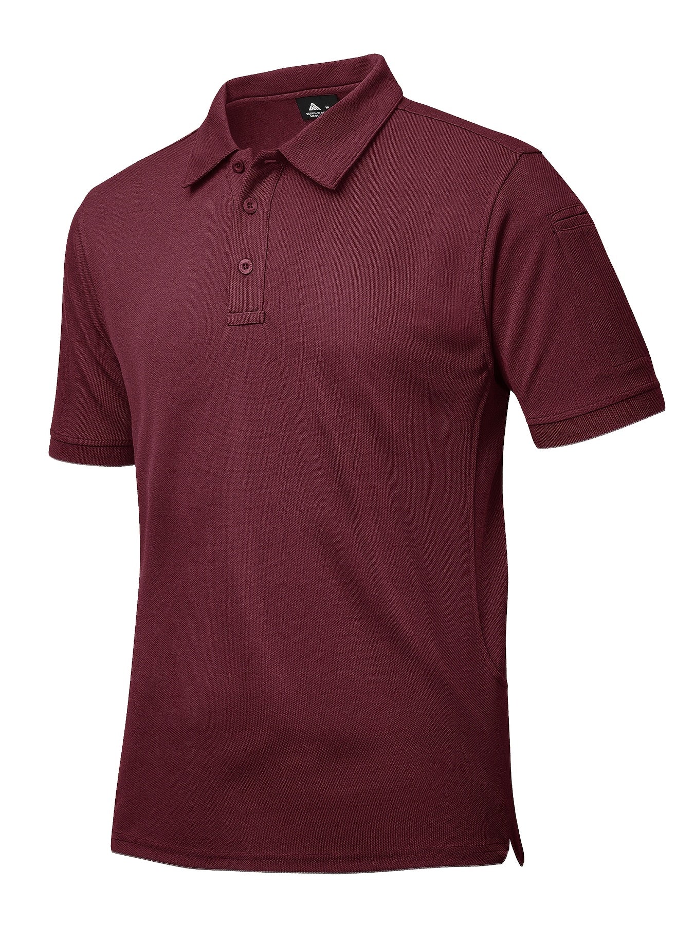 Conjunto de camisa de dos piezas para hombre en verano, poliéster, color sólido, casual, ajuste regular