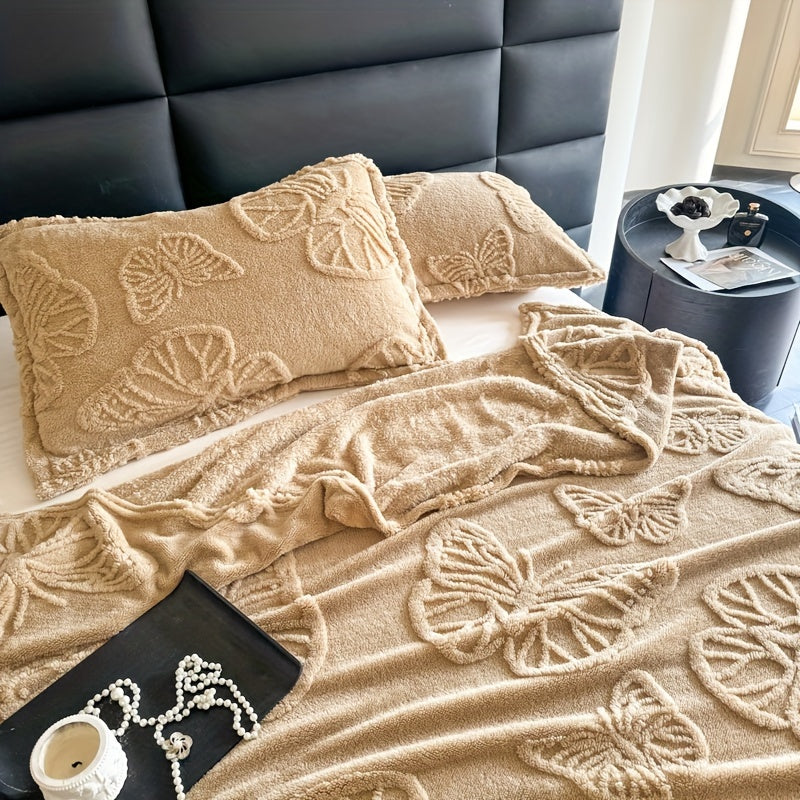 Soft Jacquard Nap Blanket in Multiple Colors for Sofa, Living Room, Office, Car