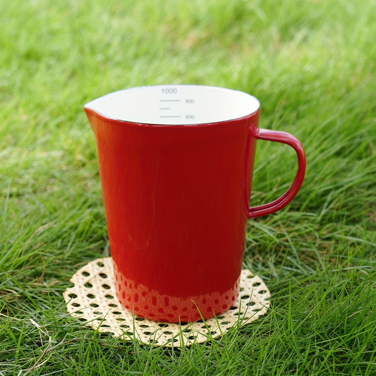 Qoplangan choynak, o'lchov qo'ltiq bilan, vintage gul vaza, katta sig'im, oshxona saqlash