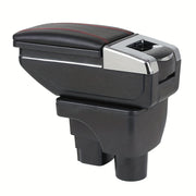 Car Interior Center Console Armrest Box With Cup Holder And Removable Tray