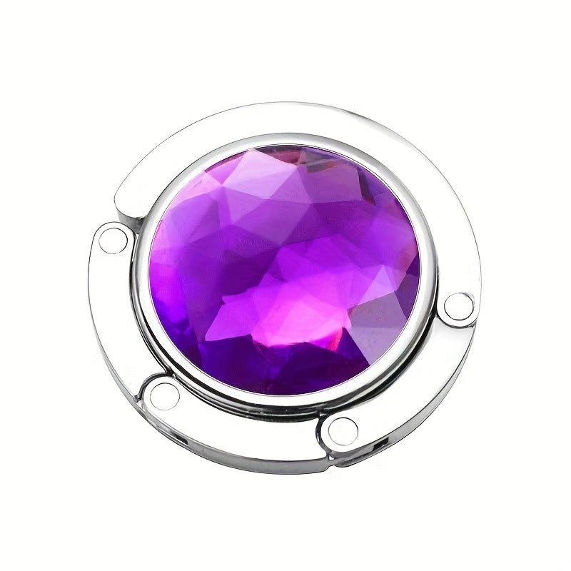 Foldable Handbag Hook for Desks, Portable Purse Hanger for Cafes and Libraries