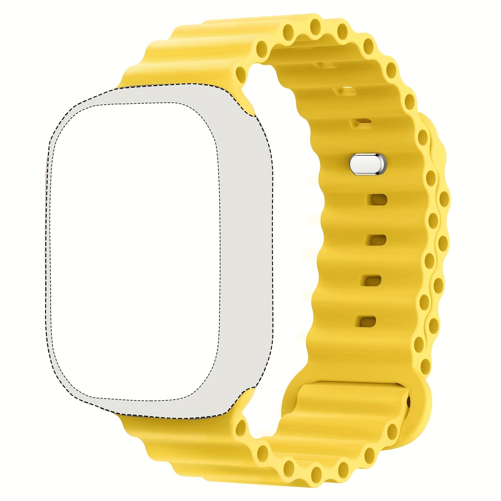 Silicone Sport Band for Apple Watch Ultra Series Waterproof Breathable Compatible with 45mm 46mm 44mm 42mm 49mm Men Women