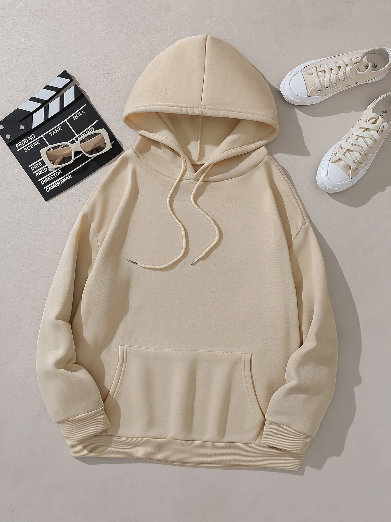 Sudadera con capucha gráfica de talla grande para mujer, festival de música rave, luces, casual, de sobreponer