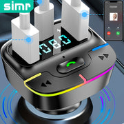 Wireless Car MP3 Player Charger Speaker with Dual USB Fast Charge