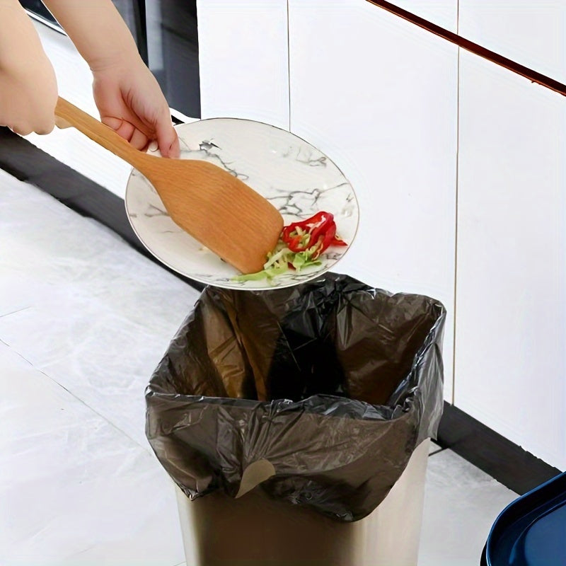 180 Pack Heavy Duty Black Plastic Garbage Bags Leak-Resistant Thickened Trash Bags