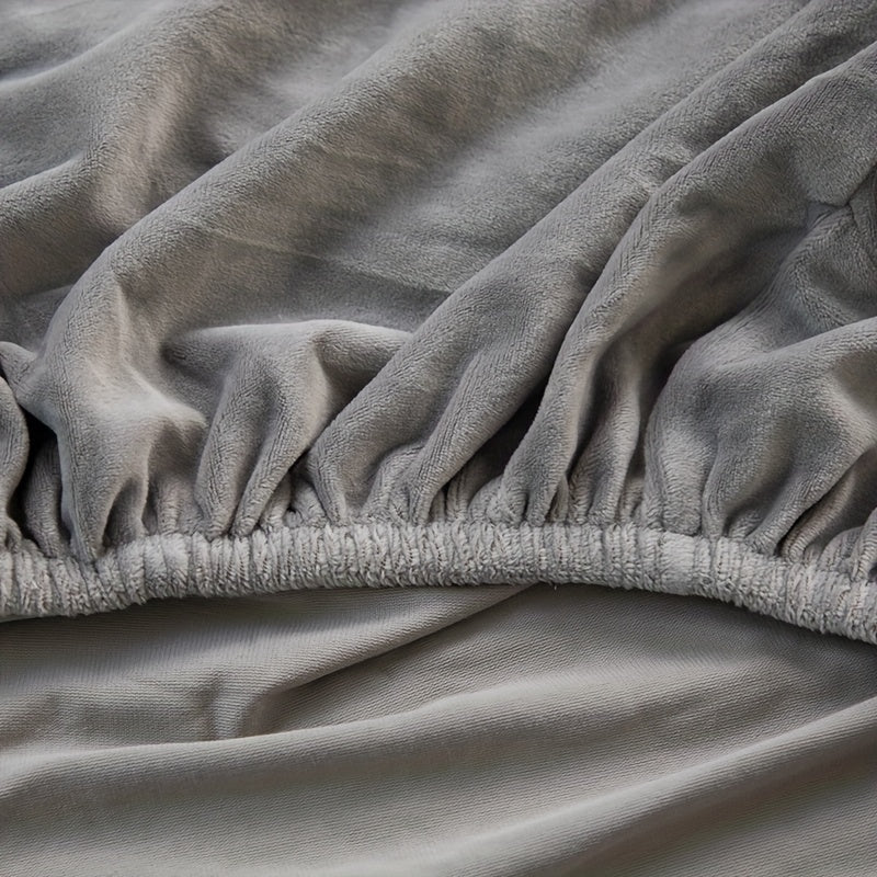 Velvet Stretch Chair Slipcover for Living Room Bedroom Office Home Decor