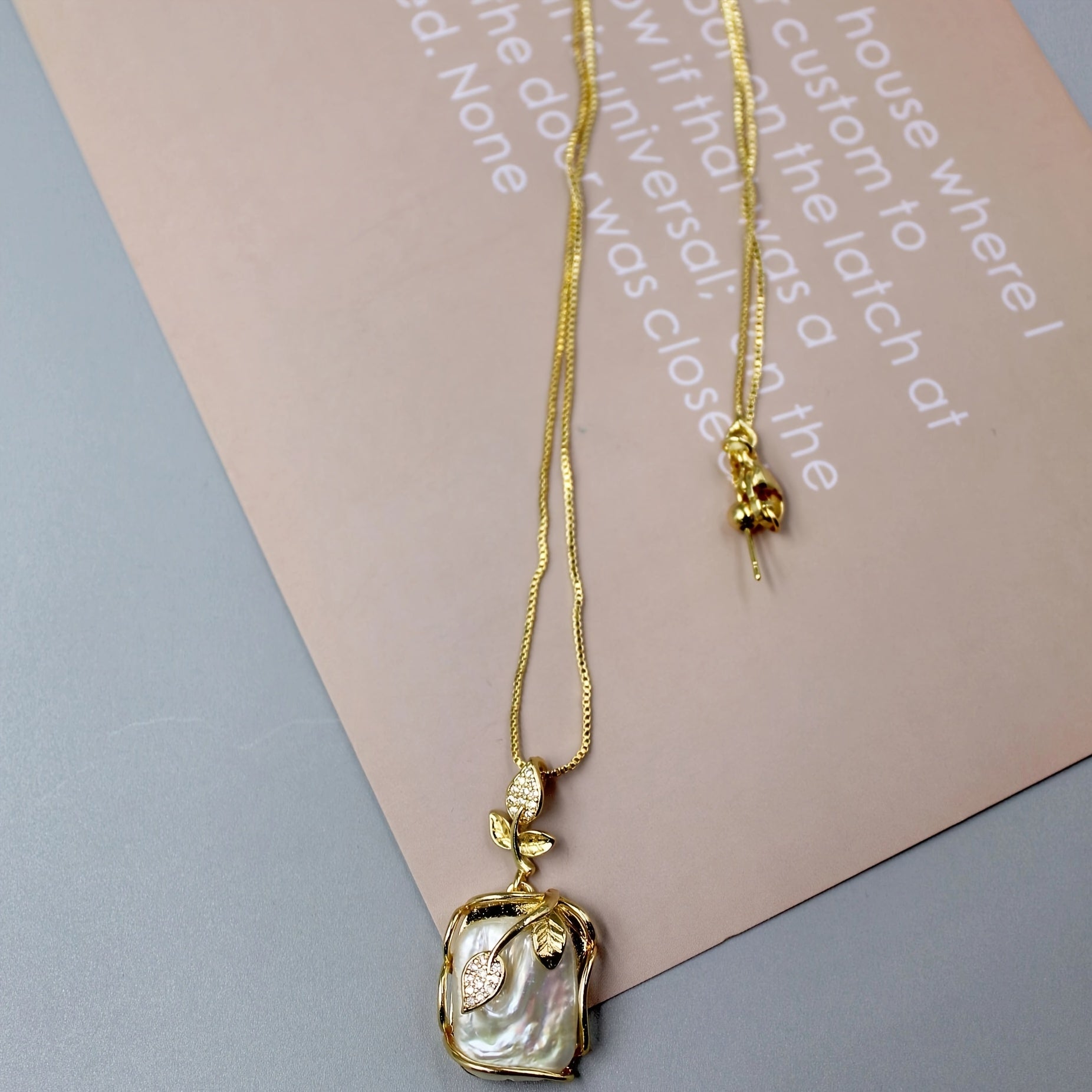 Women’s Baroque Freshwater Pearl Jewelry Set Necklace Earrings Ring Vintage Rhinestone Wedding Gift