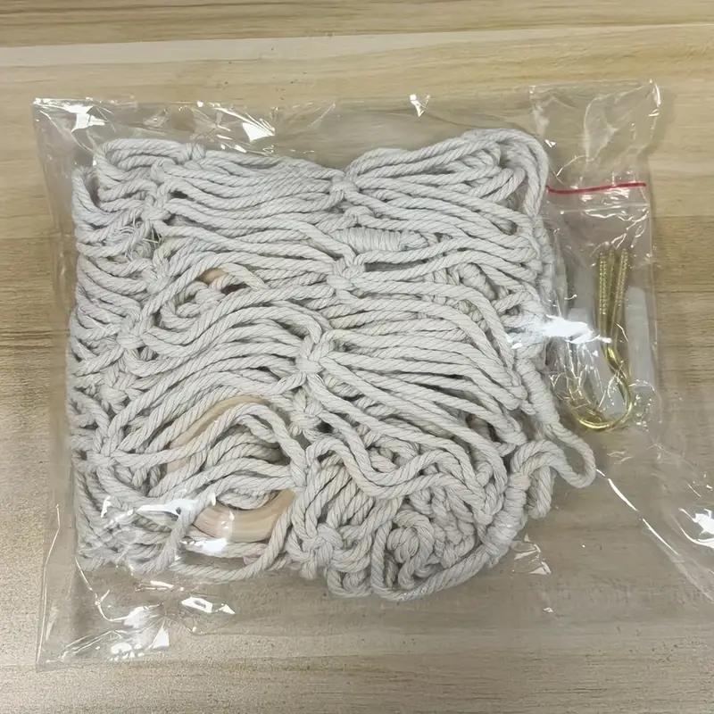 Boho Chic Plush Hammock Hanging Net for Stuffed Animals Storage Bedroom Decor