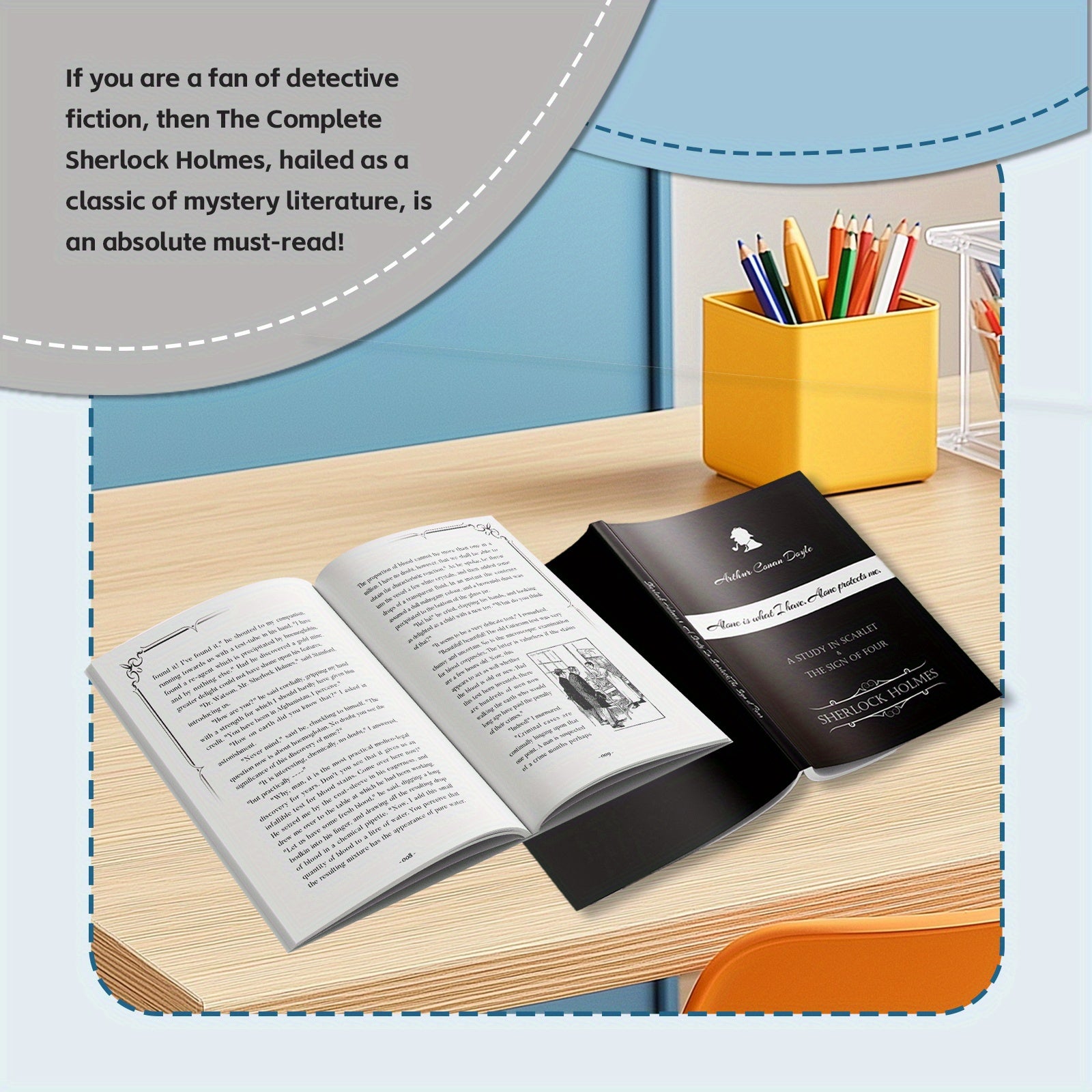 Книга детективных историй для всех возрастов: классическая тайна Шерлока Холмса на английском