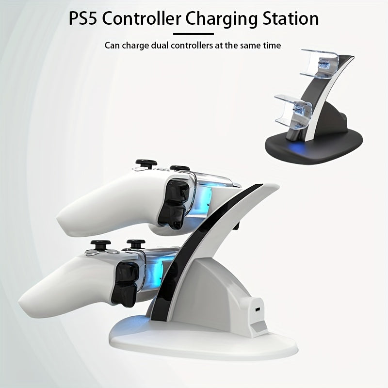 PS5 Controller Charging Dock Dual USB Station for PlayStation 5 Console