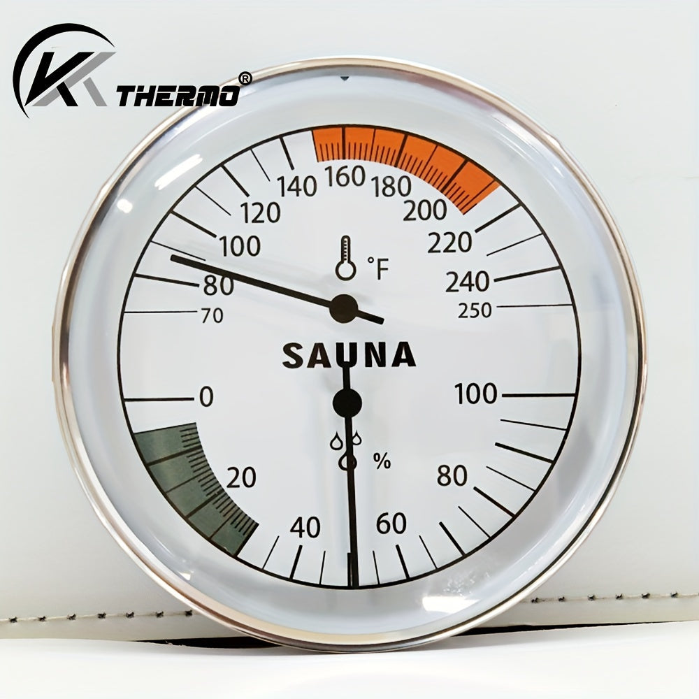 Wooden Sauna Thermo-Hygrometer Indoor Spa Temperature and Humidity Meter Celsius Fahrenheit