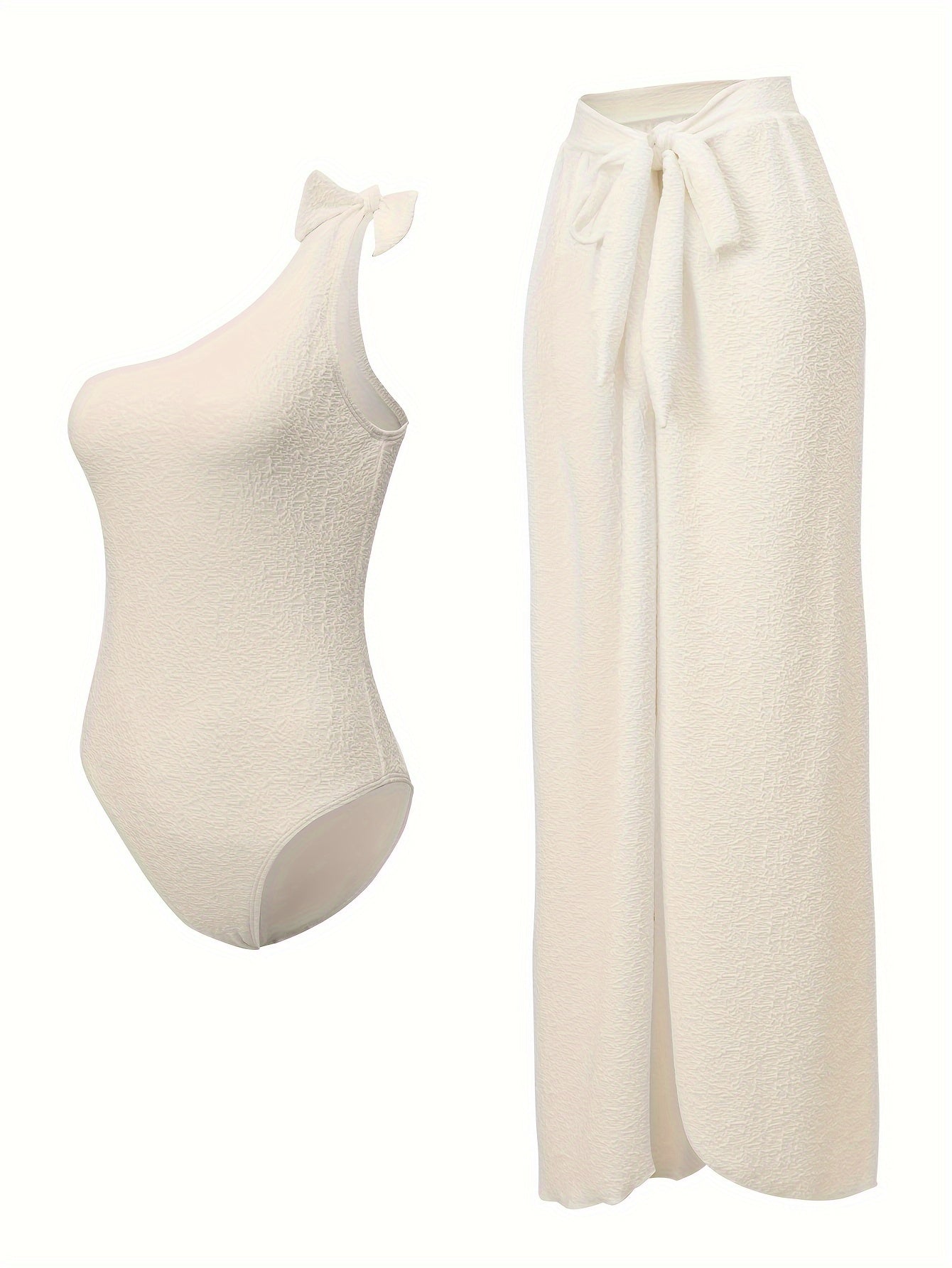 Ayollar uchun zamonaviy Yevropa va Amerika bir yelkalik suzish kiyimi, yuqori sifatli plyaj libosi va modali yozgi ko'rinish.