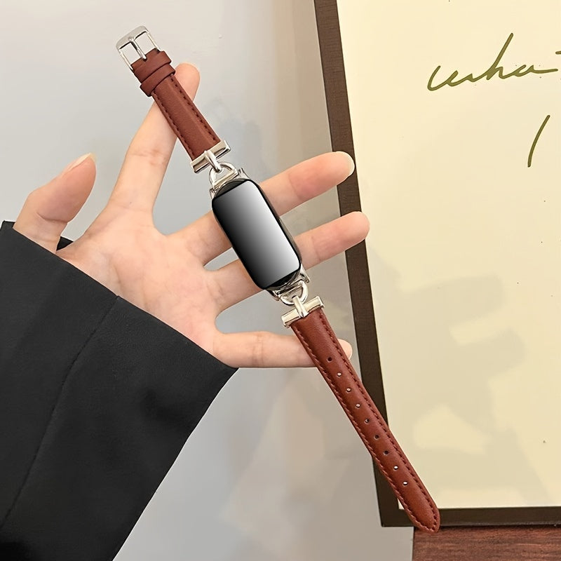 Synthetic Leather Watch Strap for Men and Women with D-Buckle NFC Fit Durable Breathable