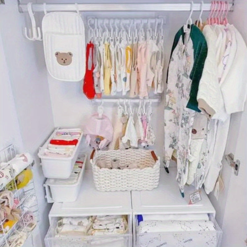 Large Capacity Fabric Storage Box with Zipper Closure and Striped Design for Ages 12-14