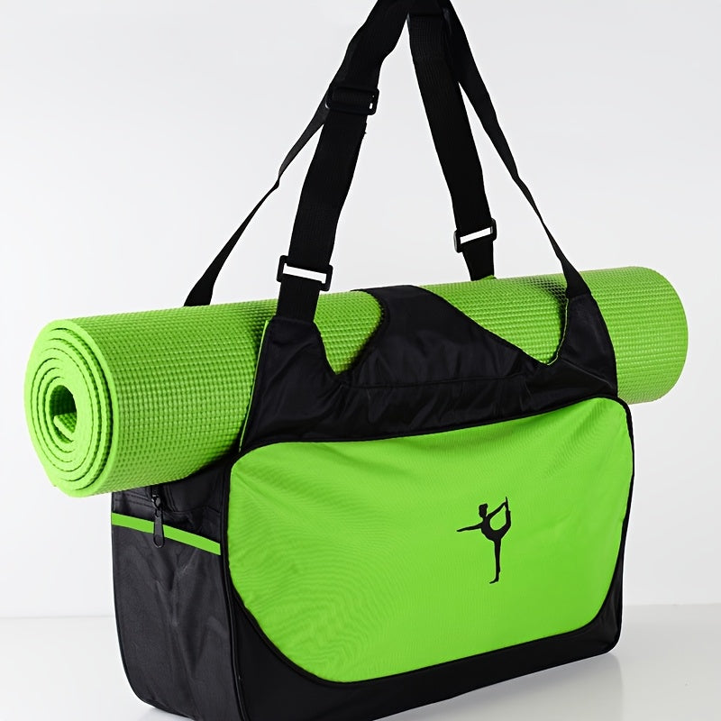 Bolsa de deporte de nylon grande capacidad, ligera, para gimnasio, yoga, fitness, danza y gimnasia