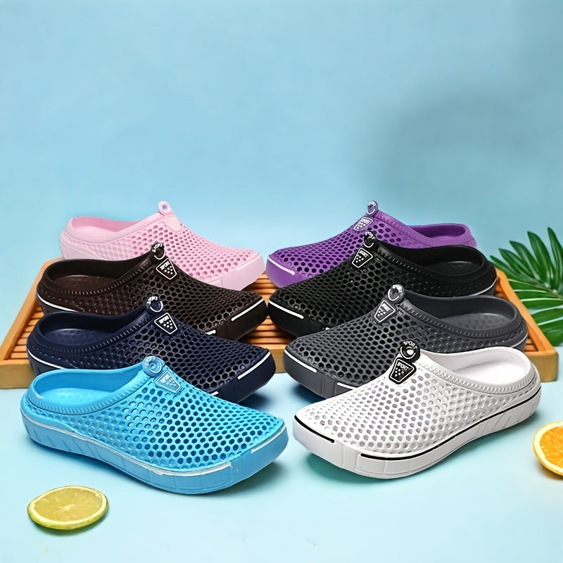 Women's Summer Breathable Hole-Toe Casual Sandals Light Lightweight Solid