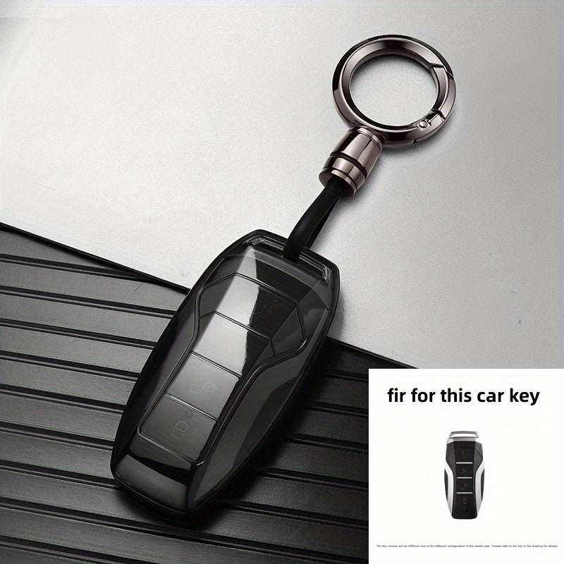 Unisex TPU kalitfob qopqog'i elektr avtomobil modellari uchun, yupqa, bardoshli himoya