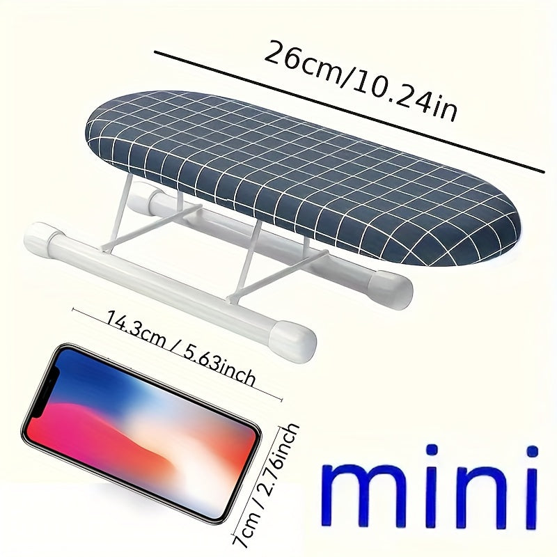 Compact Foldable Ironing Board, Portable Tabletop Ironing Mat for Garment Wrinkles