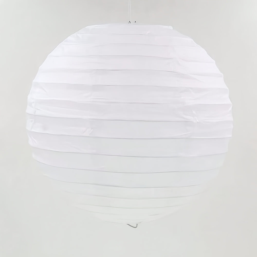 1 dona Dumaloq Qog'oz Lantern Soyasi Turli Partiyalar uchun - Bayramlar uchun Ko'p Maqsadli Bezak - Elektr energiyasi talab qilinmaydi