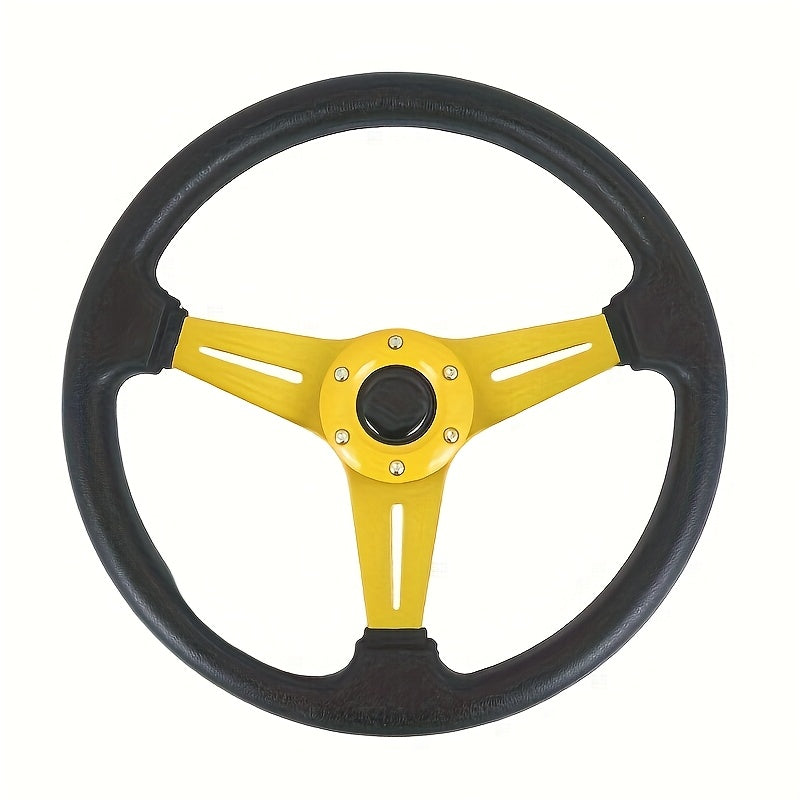 Volante de carreras Performance Deep Dish de 350mm para vehículos deportivos JDM
