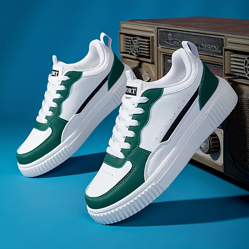 Women's White Casual Sneakers Lightweight Breathable Low-Top Shoes
