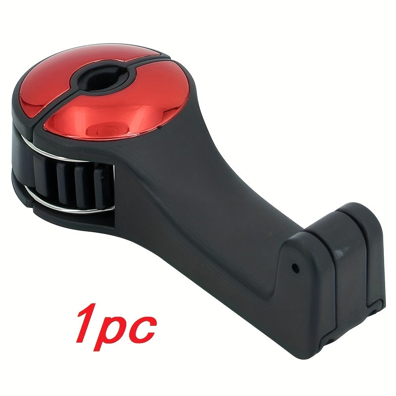 Universal Car Headrest Hook with Phone Holder PVC Durable 2-in-1 Organizer