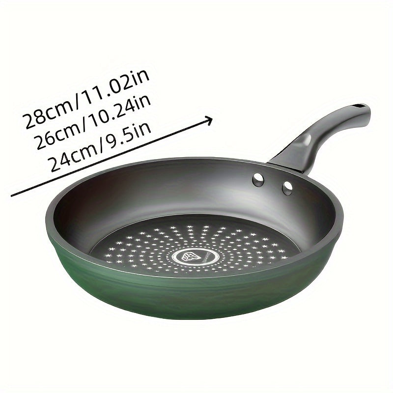 Non-Stick Iron Frying Pan for Induction and Gas Stove Oil-Free Cooking Multi-Function