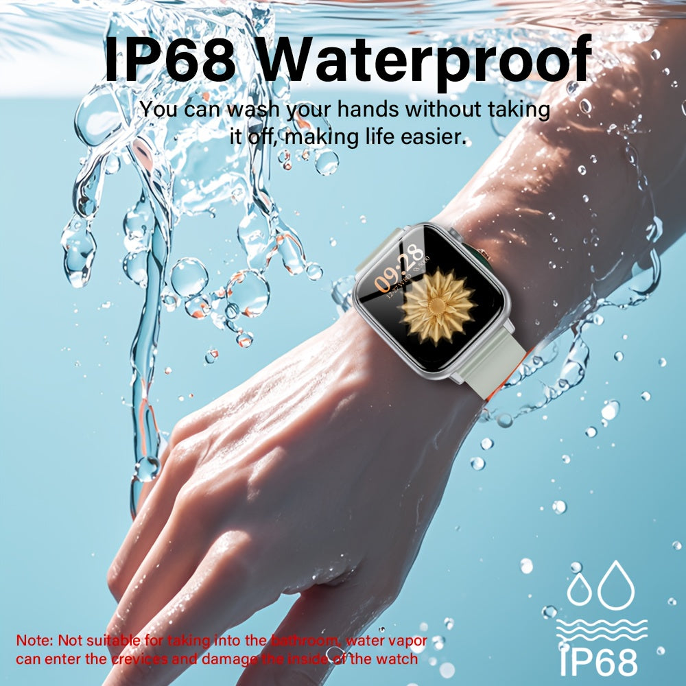 Smart Watch for Women Fitness Tracker Wireless Calling IP68 Waterproof 1.83 Inch TFT Screen