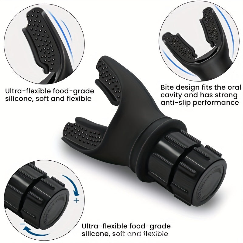 Портативный тренажер для легочной емкости и дыхания, изготовленный из силикона, не требует батареек, идеально подходит для любителей фитнеса.
