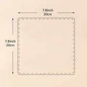 Set of 8 Soft Cotton Baby Bibs for Home Feeding Non Waterproof Multicolor